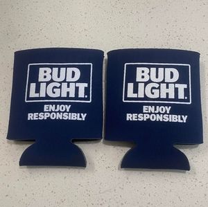 Pair of Bud Light Can Koozies